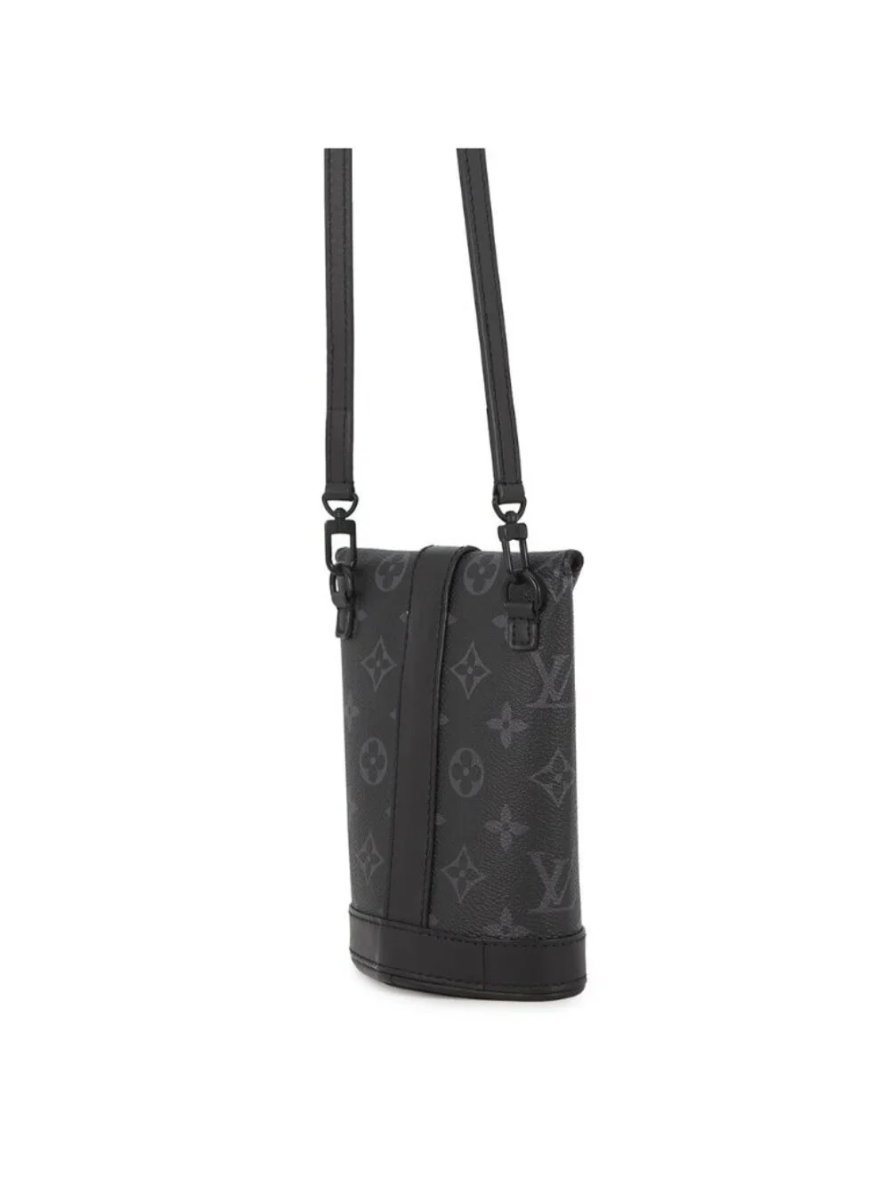 Louis Vuitton Shoulder Bag Monogram Eclipse Envelope Pouch Black